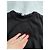 Top Chanel con logo doble CC de algodón negro - vista 3
