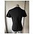 Top Chanel con logo doble CC de algodón negro - vista 5