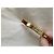 Orecchino singolo con dettaglio del logo Saint Laurent YSL Gold hardware - vista 3