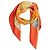 Hermès Quadrat-Schal 90 Tibet II 2002 Seidentwill-Schal Orange Latham Hermes