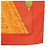 Hermès Quadrat-Schal 90 Tibet II 2002 Seidentwill-Schal Orange Latham Hermes - Ansicht 4
