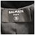 Blazer corto de terciopelo negro adornado de Balmain - vista 3