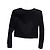 Blazer corto de terciopelo negro adornado de Balmain - vista 5