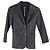 La chaqueta de un solo botón en cuero negro de The Row
