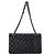 Timeless Chanel Classic Medium Double Flap Shoulder Bag in Black Lamb Leather - view 10