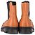 Botas Chelsea Loewe en cuero marrón Negro - vista 5