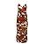 Autre Marque Abito midi con stampa floreale Corinna in seta marrone Dodo Bar Or