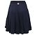 Falda mini plisada clásica de bucle Thom Browne en algodón azul marino - vista 3