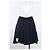 Falda mini plisada clásica de bucle Thom Browne en algodón azul marino - vista 5