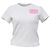 T-shirt in cotone bianco con logo applicato in sapone Alexander Wang