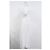 Vestido midi de popelina fruncida Ganni en algodón orgánico blanco - vista 7