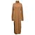 Vestido midi de lã marrom com gola alta Nanushka