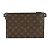 Borsa a Spalla Trio Pouch NM Louis Vuitton Marrone Nero Monogramma - vista 3