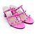 Sandali Valentino Rockstud in pelle rosa 37 - vista 2