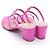 Sandali Valentino Rockstud in pelle rosa 37 - vista 3