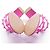 Sandali Valentino Rockstud in pelle rosa 37 - vista 4
