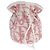 Pochette Christian Dior Pile Rosa Bianco Auth bs21872