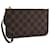 LOUIS VUITTON Damier Ebene Neverfull PM Pouch Pouch LV Auth 111411  ref.2000307
