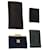 GIVENCHY Key Case Billfold Leather 4Set Navy Black Auth bs21638 Navy blue