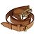 LOUIS VUITTON Adjustable Shoulder Strap Leather 35""-42.1"" Beige Auth ar13150