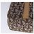 Borsa a mano in tela Trotter Christian Dior marrone oro Auth bs21990 D'oro - vista 12