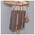 Borsa a mano in tela Trotter Christian Dior marrone oro Auth bs21990 D'oro - vista 21