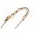 Collana Christian Dior metallo oro Auth FF4623 D'oro - vista 9