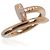 Anello Cartier Juste Un Clou, Diamanti (Oro Rosa) - vista 4