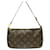 Louis Vuitton Pochette Accessoire Brown Cloth  ref.2001790