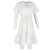 Besticktes knielanges Kleid aus weißer Baumwolle von See by Chloé - Ansicht 4