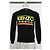 Schwarzer Baumwollpullover mit Rundhalsausschnitt und langen Ärmeln mit Kenzo-Logo - Ansicht 6