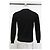 Schwarzer Baumwollpullover mit Rundhalsausschnitt und langen Ärmeln mit Kenzo-Logo - Ansicht 8
