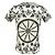 Camiseta de algodón blanco con estampado de rosa Monochrome Pique de Dolce & Gabbana - vista 3