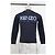 Kenzo Classic Paris Sweatshirt aus navyblauer Baumwolle Marineblau - Ansicht 6