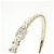 Chanel AB7627 Fascia per Capelli Oro e Bianco D'oro - vista 3