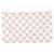 Pochette Neverfull Damier Azur Branco da Louis Vuitton Couro Lona  ref.2002458