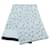Hermès Blue Printed Cashmere Silk Stole Scarf Light blue Wool Cloth  ref.2002465