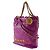 Borsa a spalla mini Chanel 22 Porpora - vista 2