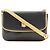 Céline Borsa a Spalla Old di Celine in Pelle di Vitello Nera Nero