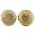Orecchini a clip in strass placcati oro Chanel
