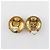 Orecchini a clip in strass placcati oro Chanel - vista 4