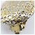 Orecchini a clip in strass placcati oro Chanel - vista 6