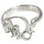 Silberne Logo-Ring Christian Dior