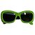 Gafas de sol de cuero de cocodrilo verde Gianni Versace Mod 417 Col 899 - vista 2