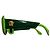 Gafas de sol de cuero de cocodrilo verde Gianni Versace Mod 417 Col 899 - vista 6