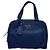 Borsa a mano Boston in blu navy scuro con logo Prada