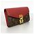 Lange Brieftasche Monogramm Pallas Louis Vuitton Braun Fuschia - Ansicht 2