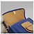 PRADA Borsa a Spalla in Tela Blu Auth 111326 - vista 10