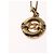 Collana Christian Dior metallo oro Auth FF4664 D'oro - vista 10