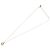 Collana Christian Dior metallo oro Auth FF4664 D'oro - vista 2